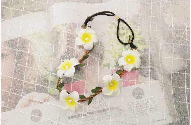 HappyKiss пляжные аксессуары frangipani плетеная лента из ротанга венок для волос