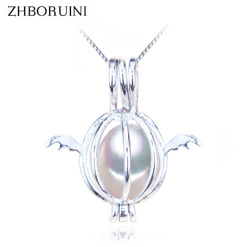 ZHBORUINI 2019 жемчужное ожерелье из стерлингового серебра 925 пробы ювелирные изделия