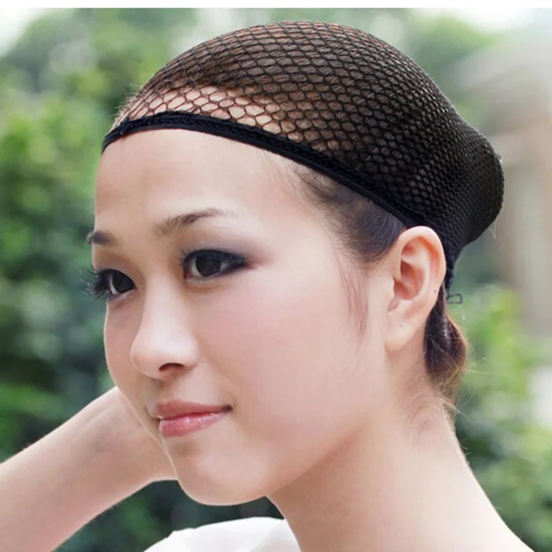 

New Hair Accessory Black Color Deluxe Wig Cap High Elasticity Mesh Weaving Cap For Weave Adjustable Stretch Headwear Hairnets