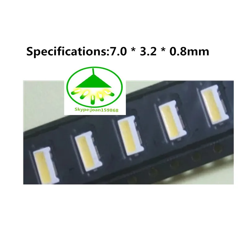 200 шт. для SAMSUNG 7032 LED подсветка Edge серии TS732A 3V SPBWH1732S1B холодный белый ТВ приставка