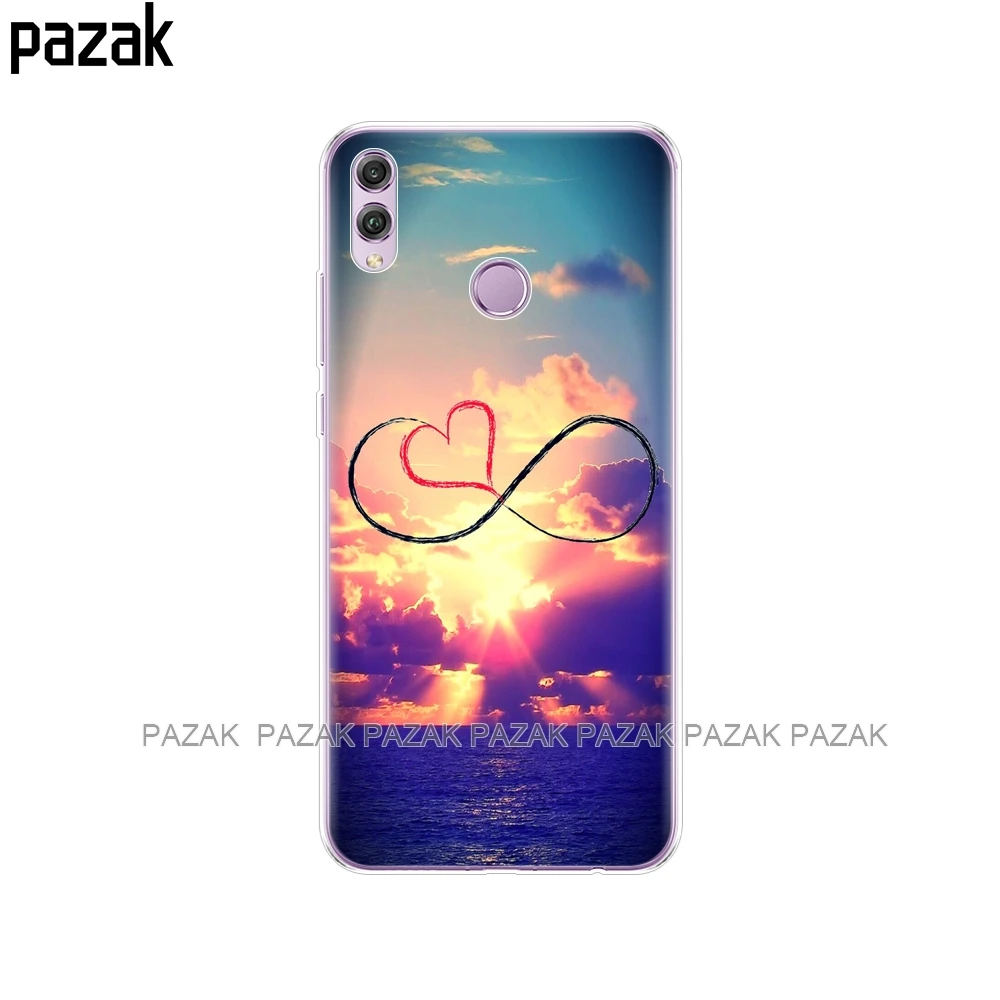 61342 Силиконовый чехол для huawei honor 8x, чехол 6,5 дюйма, мягкая задняя крышка из ТПУ для huawei honor 8x, защитный чехол для телефона, чехол, сумки с рисунком - Цвет: 61342