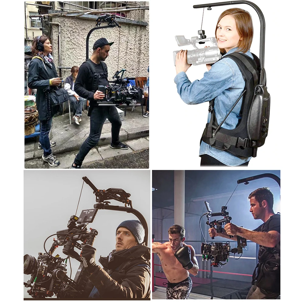 Как EASYRIG видео Serene камера Поддержка жилет для DSLR DJI Ronin 2 крана 2/3 weewell LAB MOZA Air X 3 оси