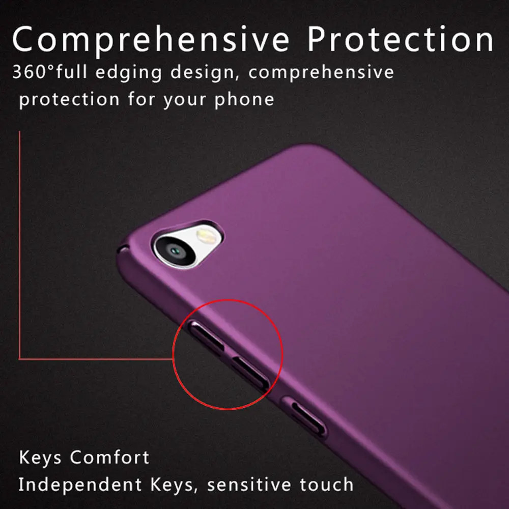 Простой чехол для телефона Meizu U20 U 20 жесткий пластиковый матовый 5 дюйма u20 задняя