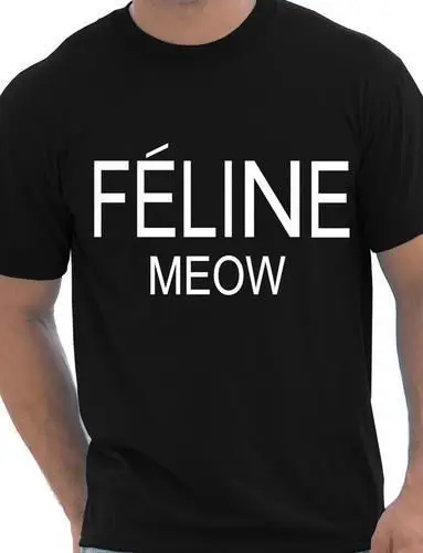 Футболка унисекс Feline Meow в подарок большой размер и Colors A633|t-shirt|t-shirt t-shirtt-shirt unisex |