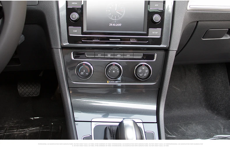 Кондиционер Ручка оправа декорированная кольца для Volkswagen Golf 7/7,5 Rline 3 шт. AA374
