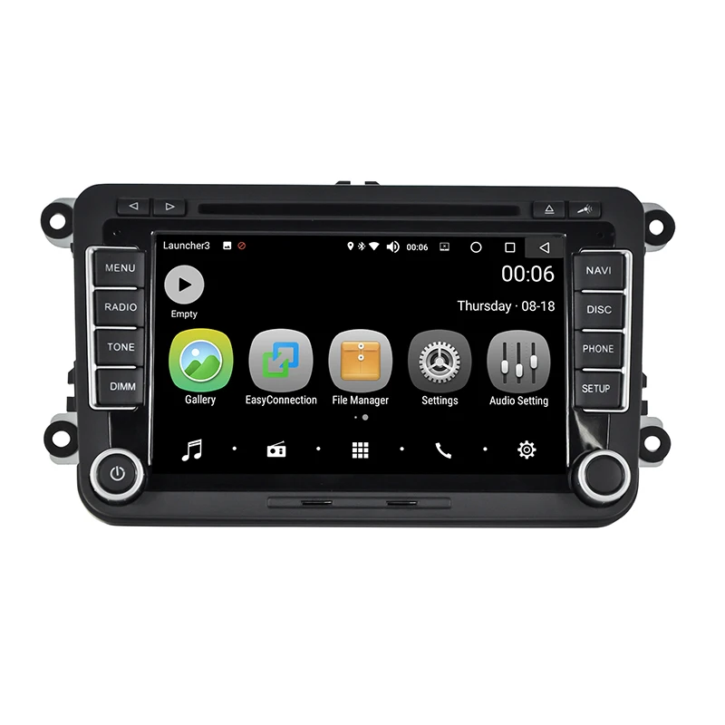 Автомагнитола 2 Din на Android 8 0 мультимедийный DVD плеер с Bluetooth 7 дюймов 4 ГБ/32 ГБ GPS