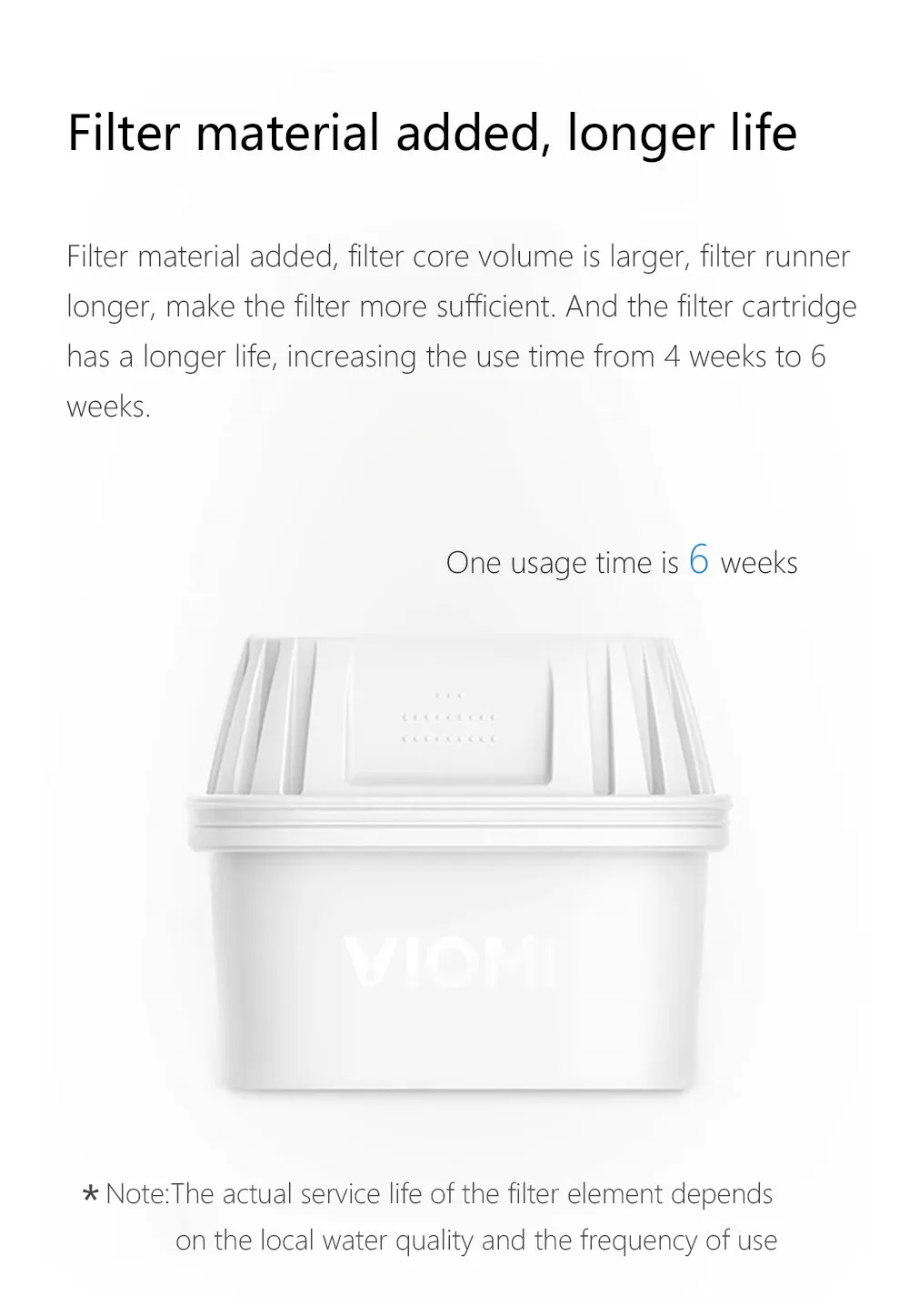Xiaomi Mijia Viomi супер фильтр чайник Ультрафиолетовый дезинфекция семь тяжелых мульти эффект фильтры L1 Модель чайник для воды