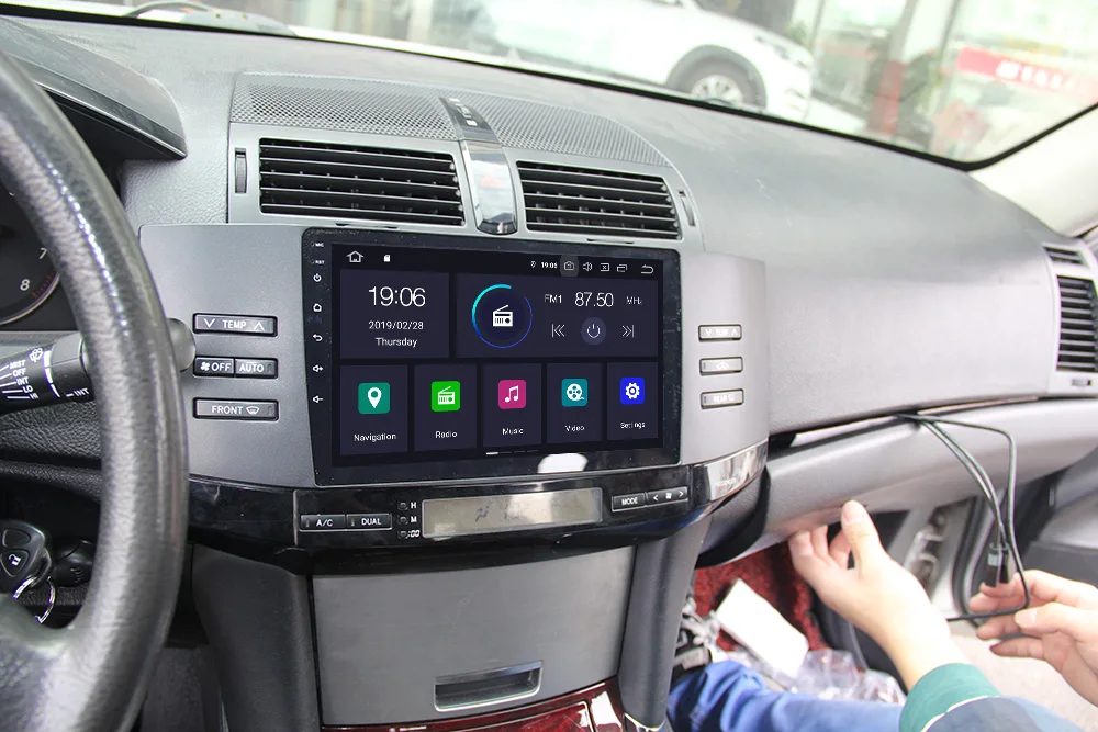 Автомагнитола JSTMAX 9 дюймов Android 0 4 Гб + 64 ГБ ISP стерео плеер для Toyota Reiz Mark X 2005-2009 DSP