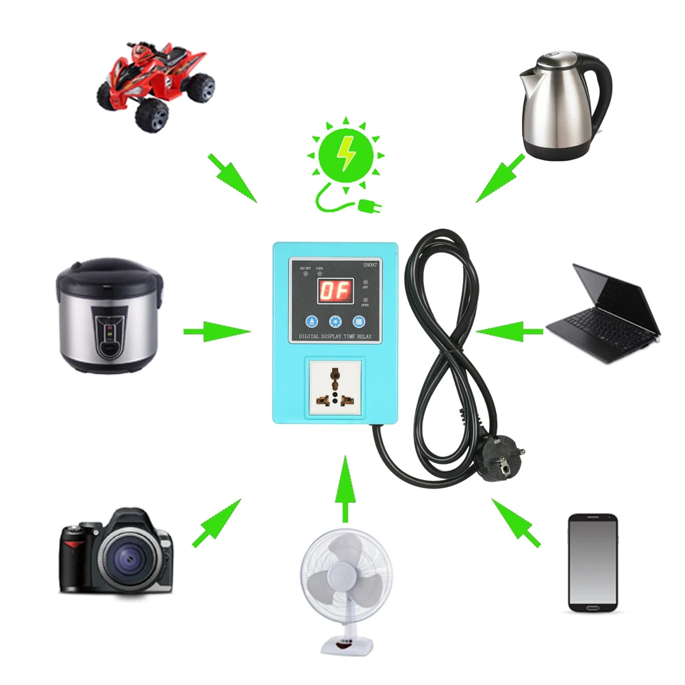 Розетка с таймером питания беспроводной цифровой переключатель электронные