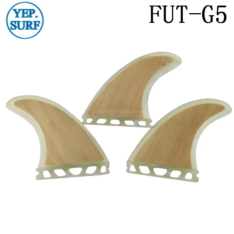Quilhas Future/FCS G5 прозрачные бамбуковые ласты Бесплатная доставка Future Fin M Размер для