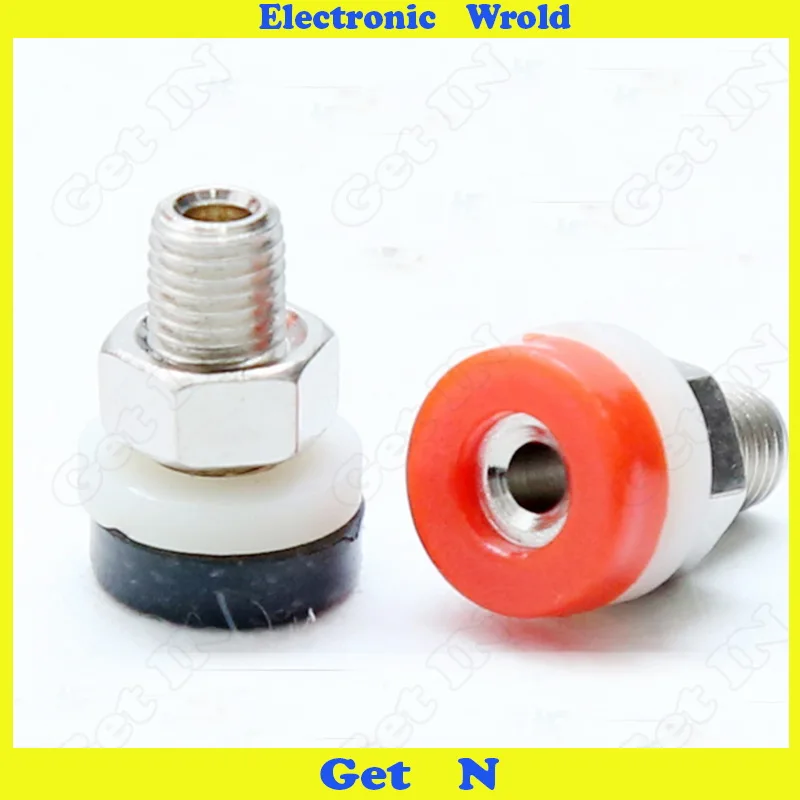 100 шт. 2 мм разъем типа банан коннекторы панели из чистой меди тестовое отверстие