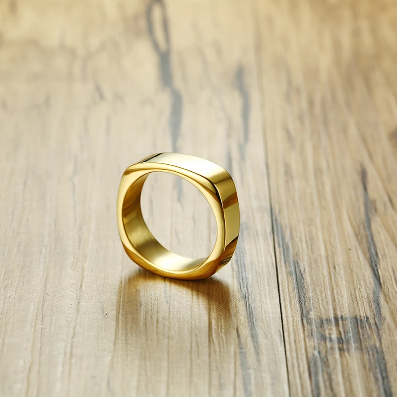 Heyrock Простые Модные Нержавеющая сталь палец Кольца для Для мужчин/мужской