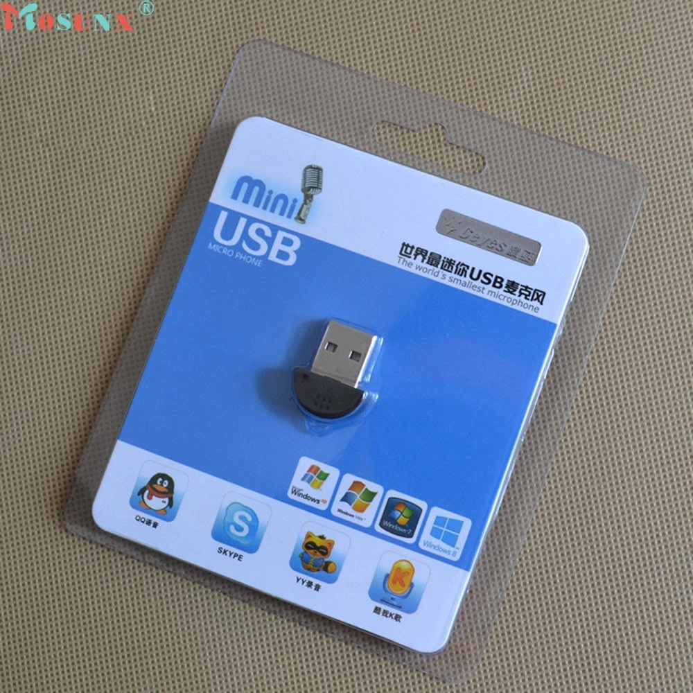 Mosunx заводская цена супер мини USB 2,0 микрофонный аудио адаптер драйвер бесплатно для MSN PC ноутбук June30 Прямая