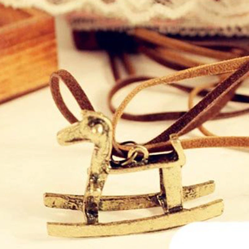 2018 Новая мода горячая распродажа ретро лошадь ювелирные изделия кулон ожерелье