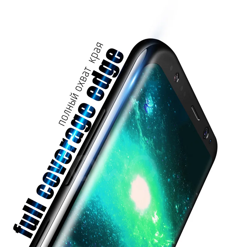 Для Samsung Galaxy S9 S6 S7 Edge Plus изогнутое закаленное стекло 6D полноэкранная Защита для S10