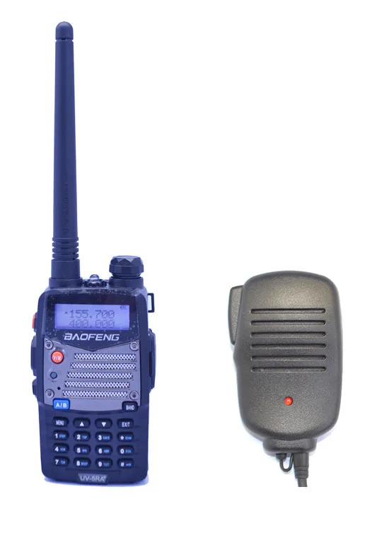 BAOFENG UV-5RA+PLUS VHF/UHF Dual Band Walkie Talkie + Speaker Mic Handy Hunting Radio Receiver With Headfone