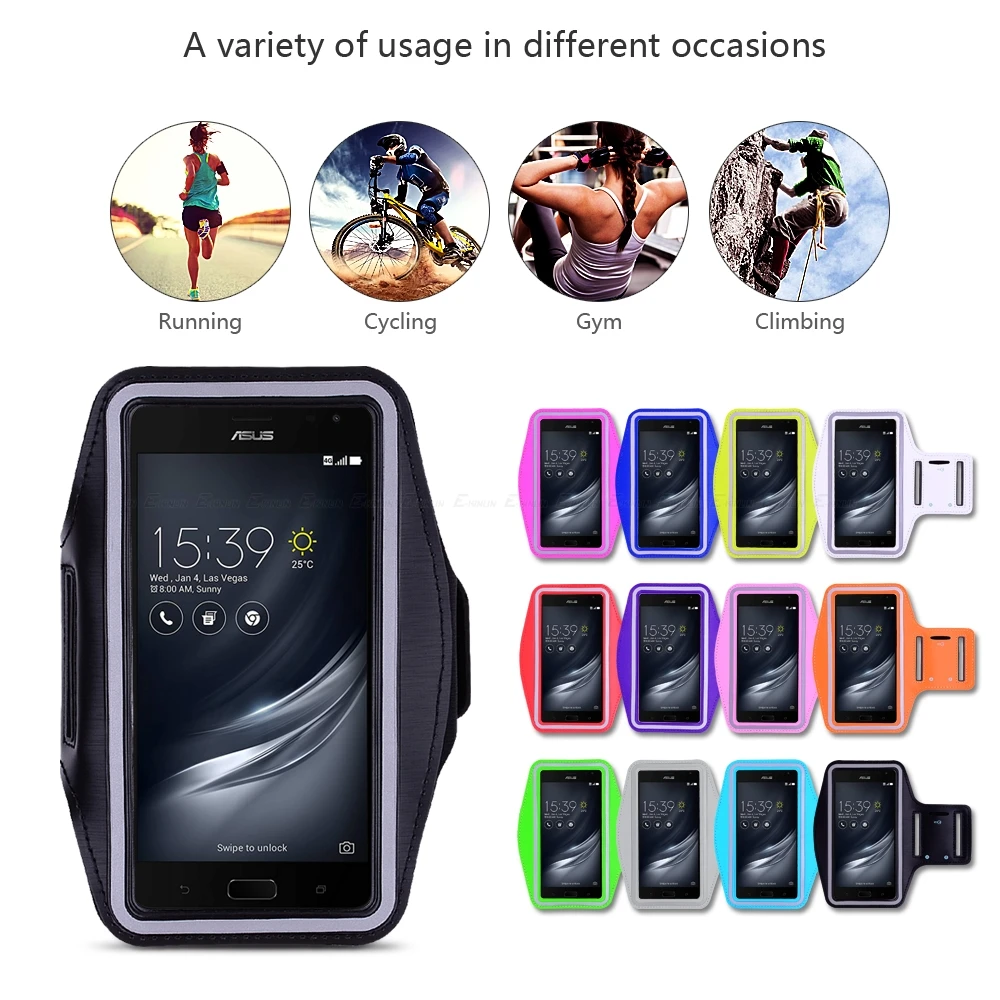 Спортивный чехол для бега занятий спортом сумка держатель телефона Asus ZenFone C AR