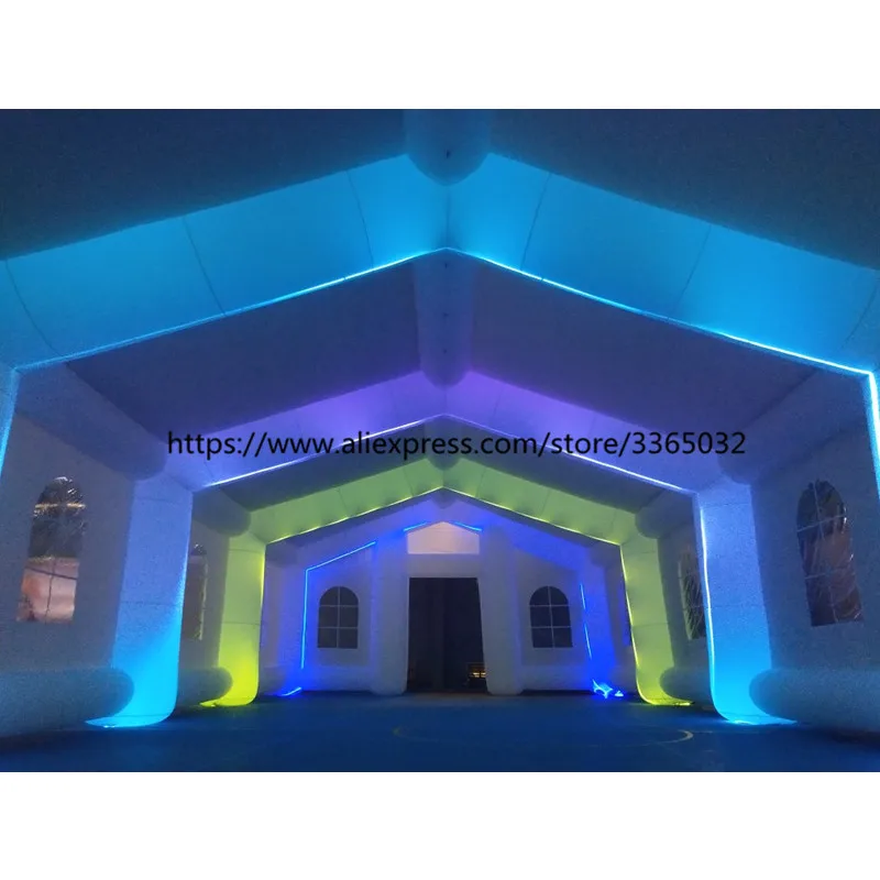 Günstig Angepasst Freien Riesigen Aufblasbaren Hochzeit Party Zelt Mit Led-leuchten