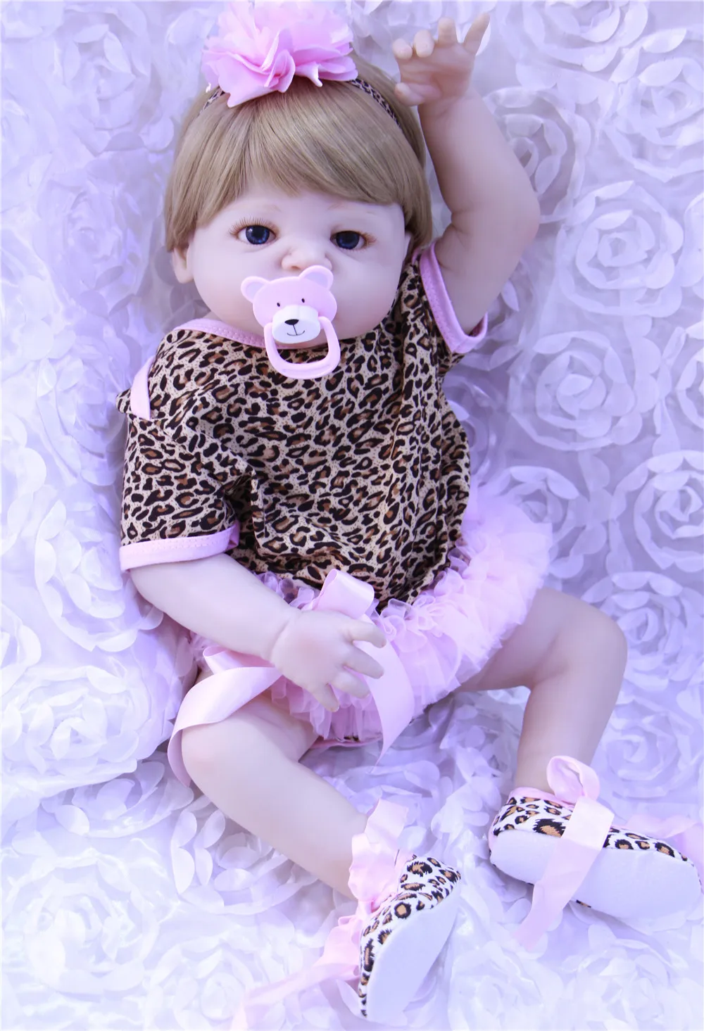 Кукла реборн силиконовая 55 см Реалистичная для девочек|baby girl doll toy|doll toysgirl toy |