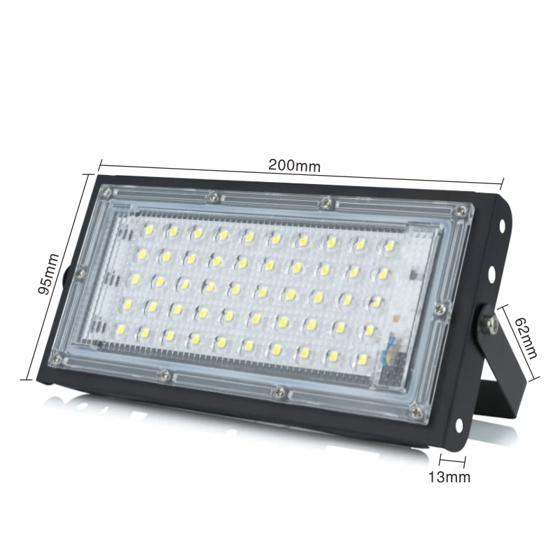 50 Вт Светодиодный прожектор светильник переменного тока 220V 230V 240V напольный светильник Точечный светильник IP65 Водонепроницаемый светодиодный уличный фонарь ландшафтный светильник Инж