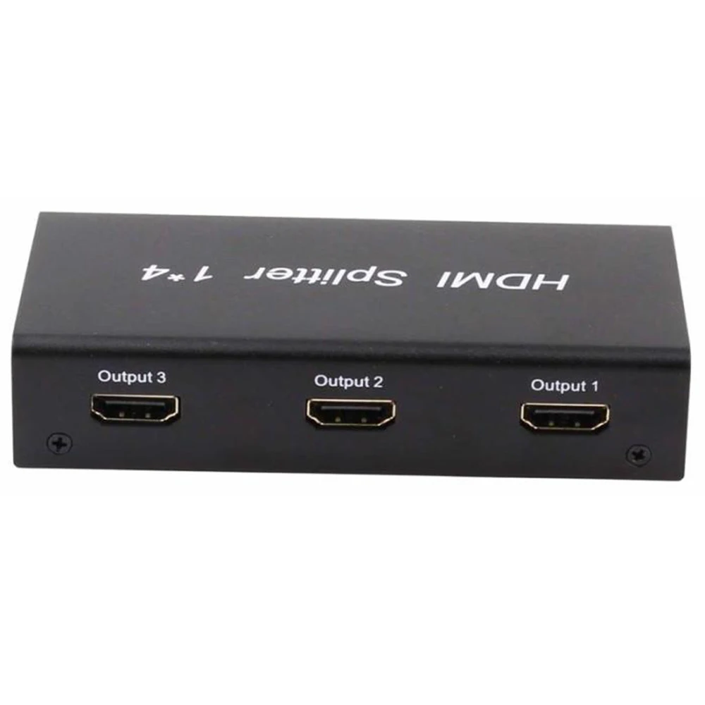 Сплиттер HDMI One to Four 1X4 In Out Поддержка 1080P HD TV делитель|KVM-переключатели| |