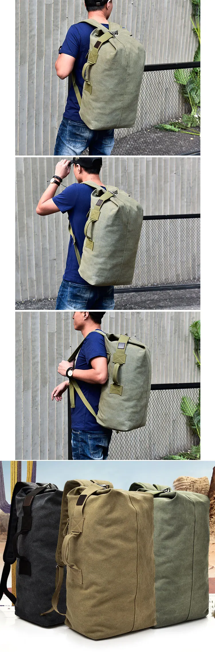 Большой Вместительный мужской рюкзак для путешествий, рюкзак для альпинизма, мужская сумка для багажа, Холщовая Сумка на плечо, дорожная сумка, рюкзак для мужчин