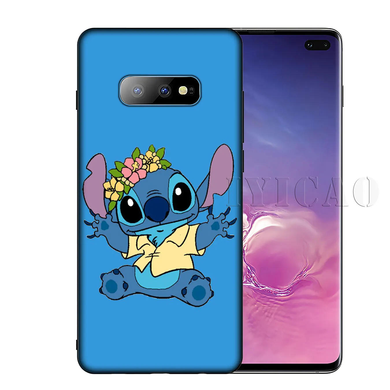 IYICAO милый Лило Ститч мультфильм мягкий силиконовый чехол для телефона Samsung Galaxy S10