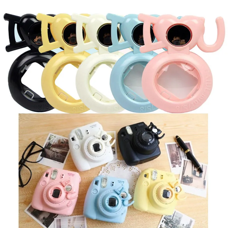 Для Fujifilm Instax mini7s/mini8/9 Автопортрет Зеркало Макросъемка объектив селфи