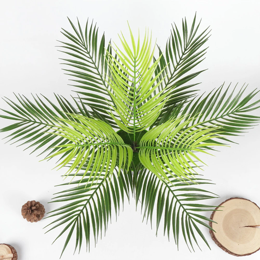 9 Sago Cycas зеленый поддельные цветок искусственные растения стол свадебный Декор