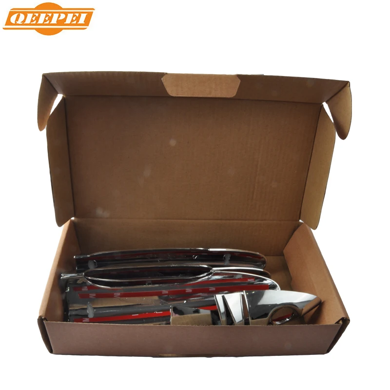 Крышка ручки двери QEEPEI хромированная задняя крышка 8 шт. для HYUNDAI SOLARIS VERNA 2010 2011 2012