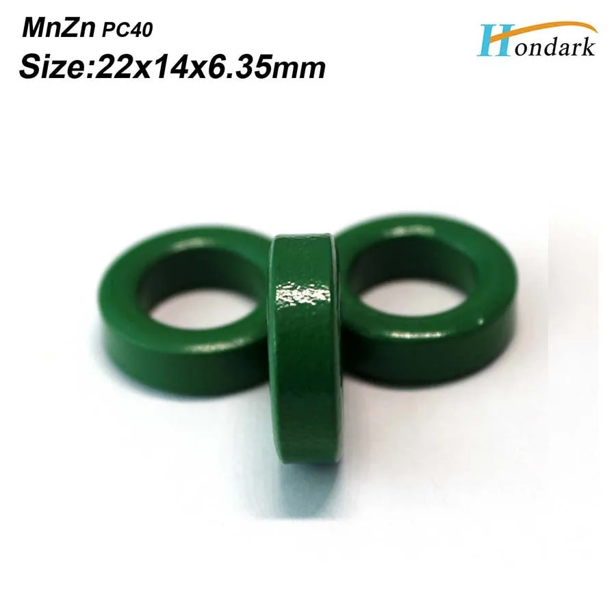 22X14X6.35mm inductor core isolator ferrite ring cable wires EMI filter RF choke bead MnZn 200pcs/lot | Обустройство дома