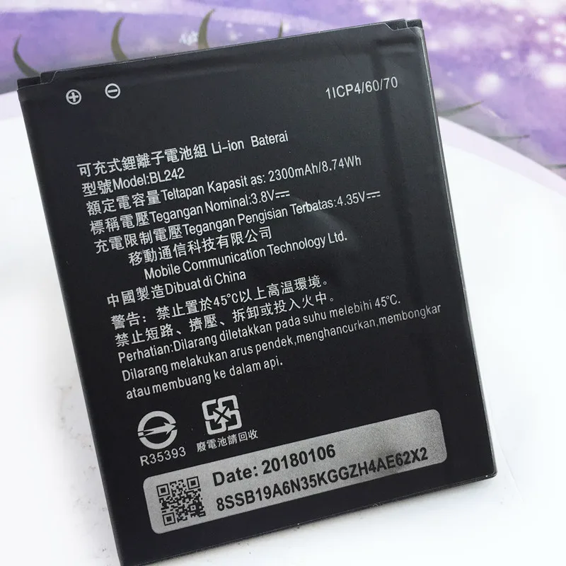 BL242 Новинка Высокое качество 2300 мАч батарея мобильного телефона для LENOVO VIBE C A2020 A2020a40 батареи