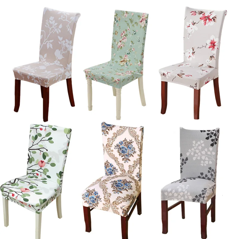 1pcs Leaf Flower Heart Stretch Home Decor Dining Chair Cover Spandex Decoration covering Office Banquet Hotel chair Covers 43038|chair covers