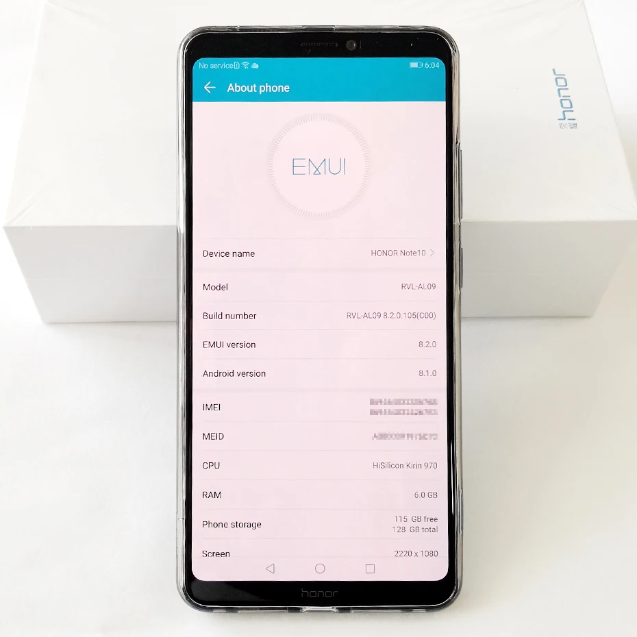 Honor Note 10, 6 ГБ, 128 ГБ, NFC Смартфон, аккумулятор 5000 мАч, экран 6,95 дюйма, Android 8,0, камера 24 МП, NFC, мобильный телефон