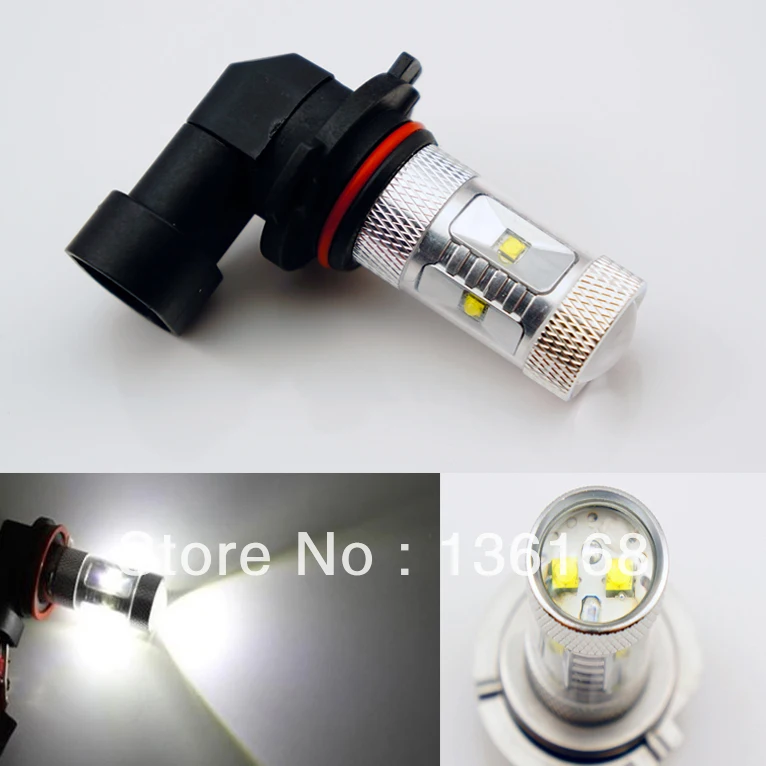 

Par De Lampada H11 6 Leds Cree Chips Led Coche Bulbs 30w - Frete Gratis
