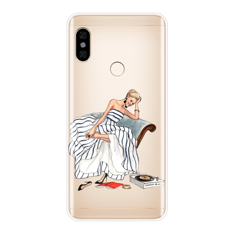 Чехол для телефона из ТПУ девочек силиконовый чехол Pocophone F1 Xiaomi Redmi Note 6 Pro 5A Prime 5 4 4X