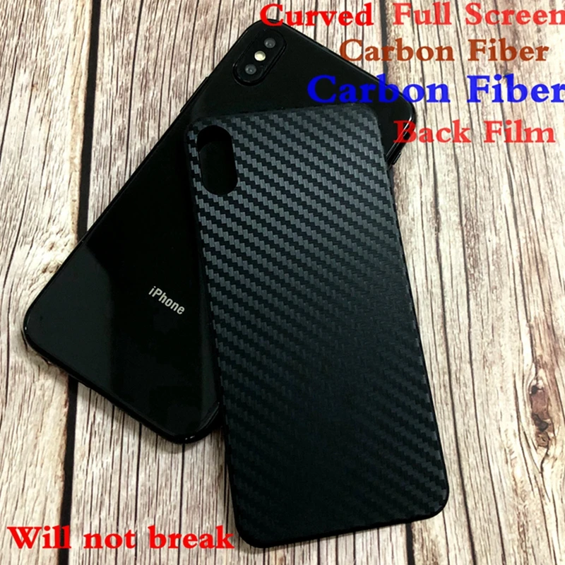 Защитная пленка Xwmkai для Apple Iphone X Xr Xsmax изогнутая Черная защитная из углеродного