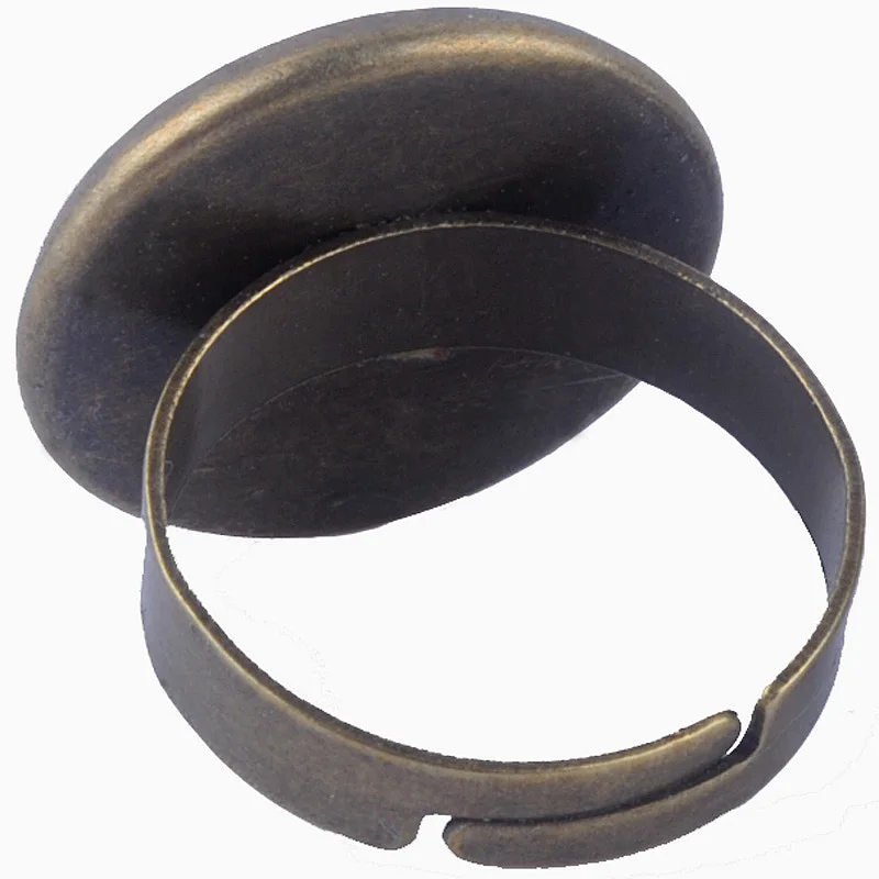 Регулируемые кольца индивидуальное Дерево жизни изображение стеклянный кабошон