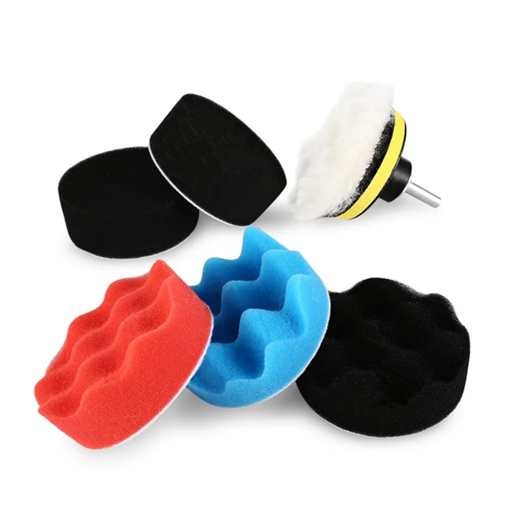 7 шт. Набор подушек для полировки 3 &quotАвтомобильная полировальная подушка набор