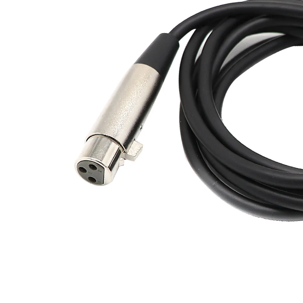 Недавно 3 контактный разъем XLR 1/4 &quot6 35 мм моно штекер аудио микрофон адаптер с