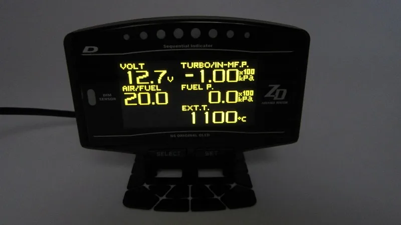 10 в 1 DEFI стиль Advance ZD DF09701 OLED цифровой тахометр полный соотношение комплект BF CR C2 EXT