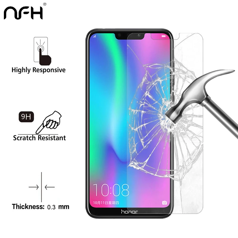 2.5D 9H закаленное стекло для Huawei Honor 8C Honor8C 8 C BKK L21 защита экрана на телефон Защита 6 26