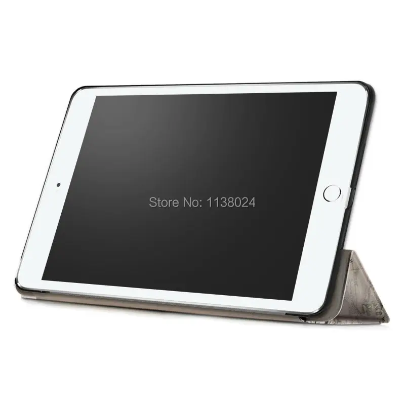 Чехол gligle с принтом smart wake/sleep 50 шт./лот чехол для нового iPad 9 7 2017 2018 | Компьютеры и