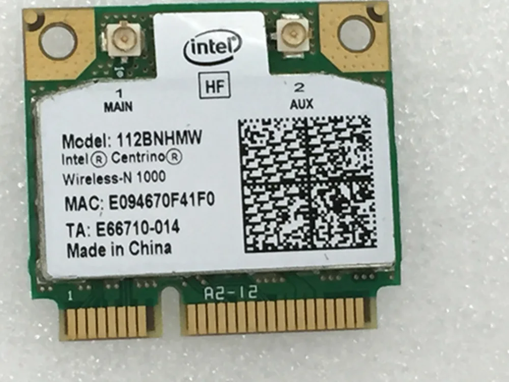 SSEA оптовая продажа Оригинальный Новый оригинал для Intel Centrino Wireless-N 1000 112BNHMW 300mbps 802.11b/g/n Mini PCI-E беспроводная карта