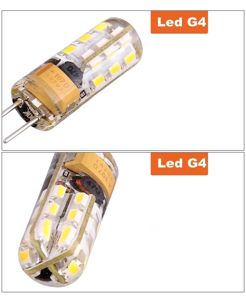 10 шт./лот G4 светодиодный светильник 3 Вт, 6 Вт, 9 Вт, светодиодный G4 DC 12V SMD2835 светодиодный светильник 360 Угол луча Светодиодный точечный светильник заменить 30/60 Вт галогенная лампа