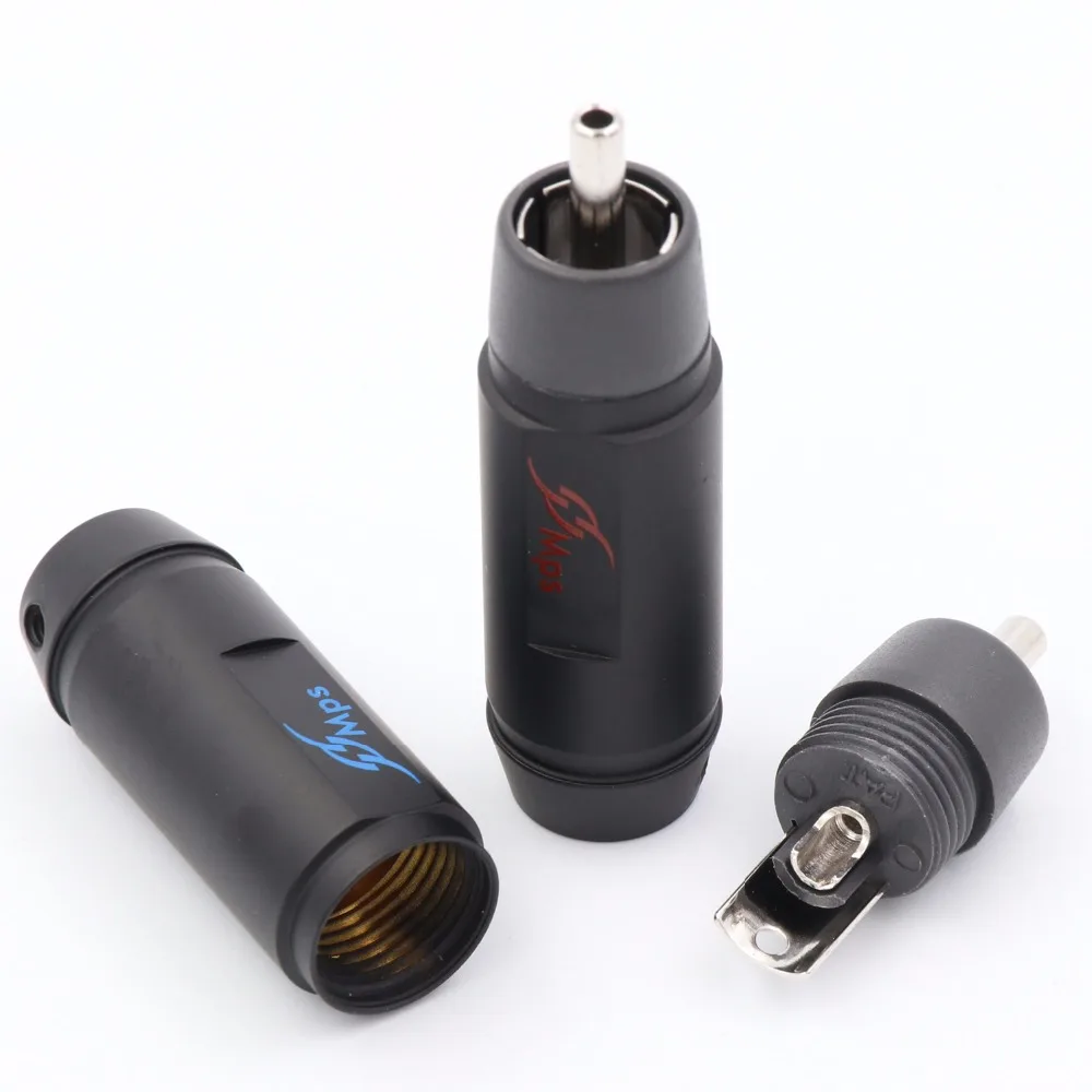 MPS 8G/10G RCA разъем сигнала разъем для CD DVD усилитель DAC Золото/родиевое покрытие медь