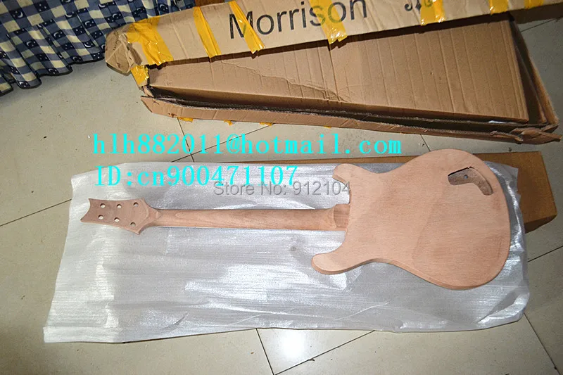 Бесплатная доставка новая полуфабрикатная электрогитара с корпусом из красного