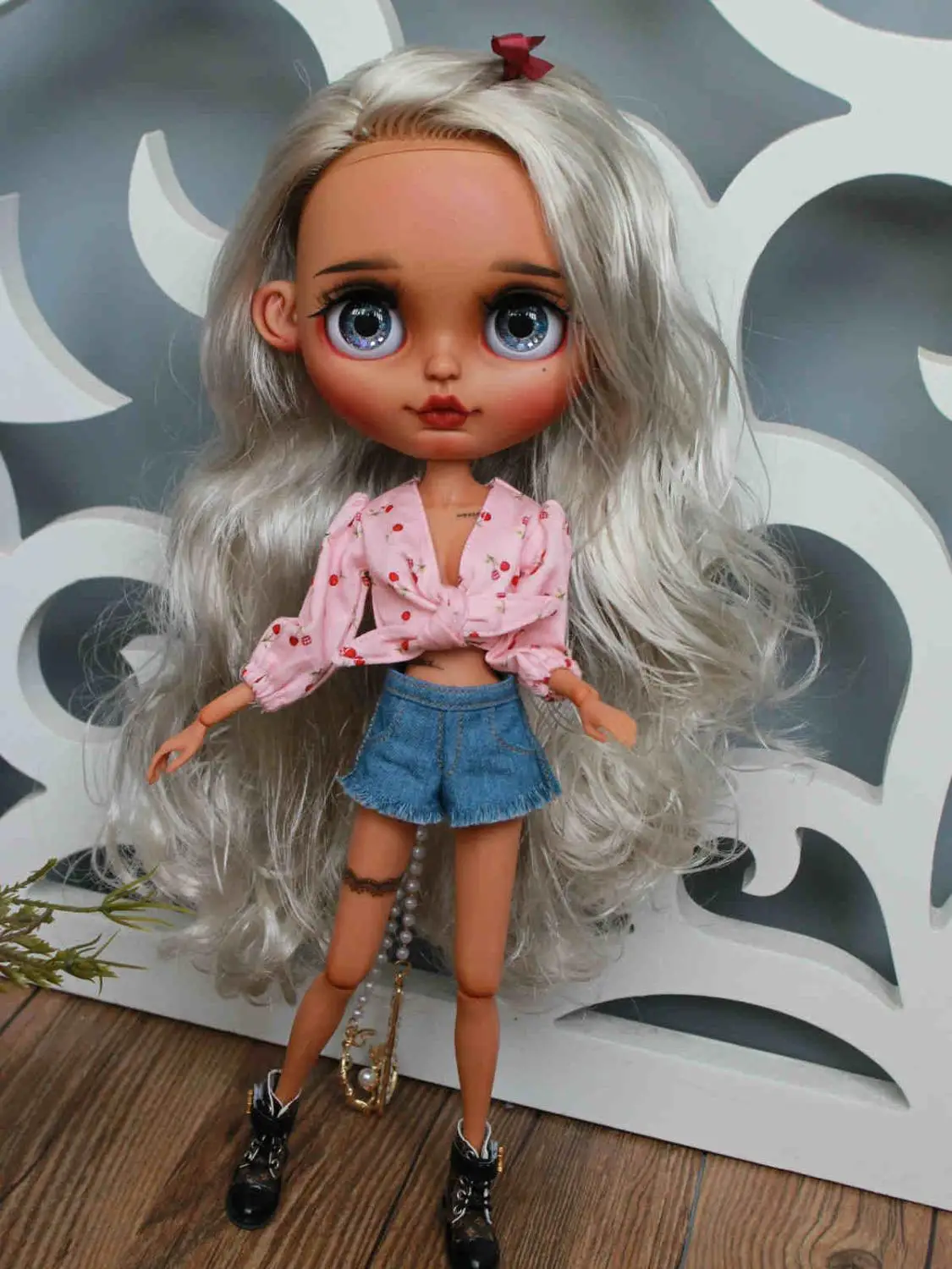 Кукла на заказ обнаженное шарнирное тело кукла блайз черная кожа|Куклы| |