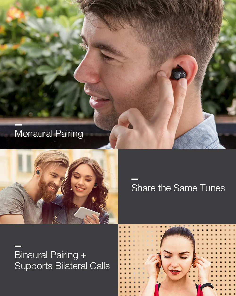 Blitzwolf BW-FYE2 TWS настоящие беспроводные наушники bluetooth V5.0 наушники спортивные наушники Hi-Fi стерео звук звонки гарнитура наушники