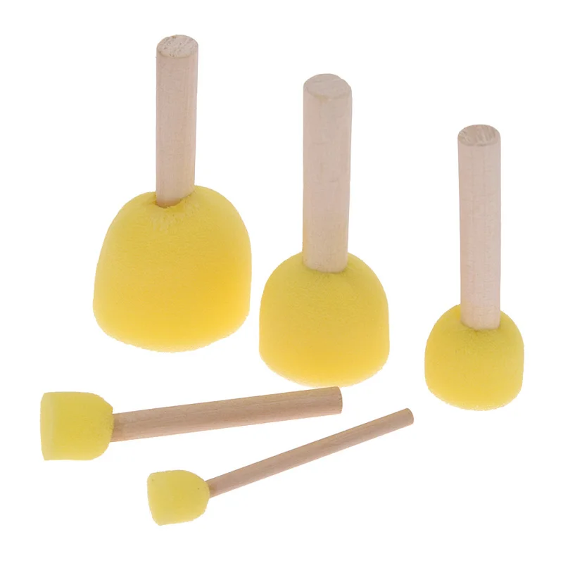 5 шт./лот деревянная ручка набор керамических губчатых стержней водопоглощающие